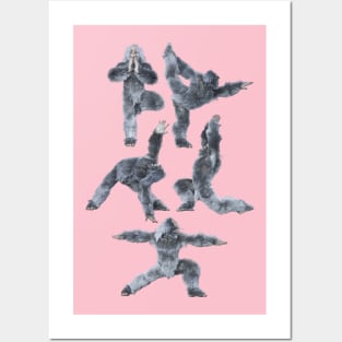 Yeti Yoga Posters and Art